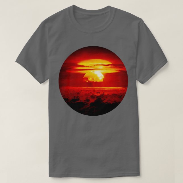 Atomic Bomb Test Bikini Atoll Marshall Islands 195 T-Shirt (Design Front)