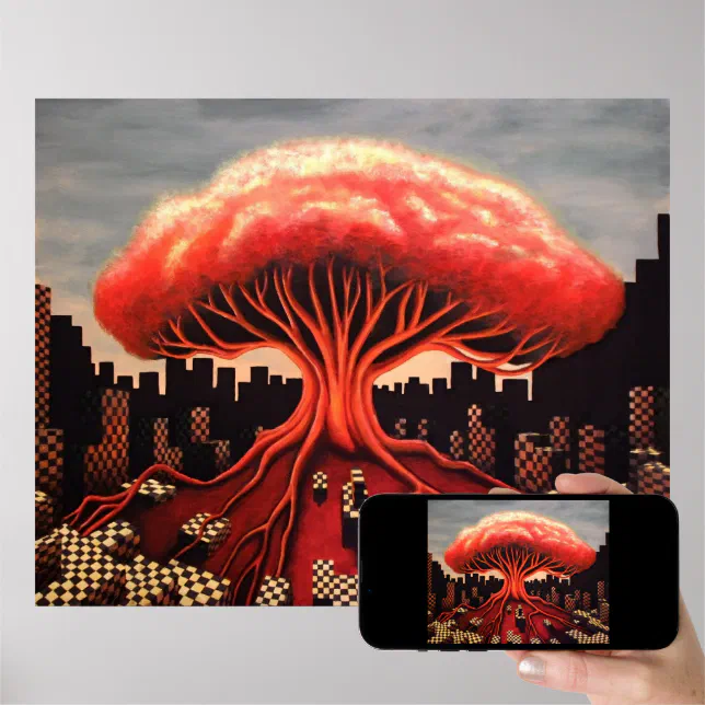 Atomic Bomb Tree Poster Zazzle