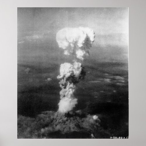 Atomic Bombing of Hiroshima Poster