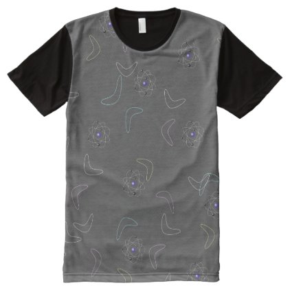 Atomic Boomerang Midcentury Modern All-Over-Print T-Shirt