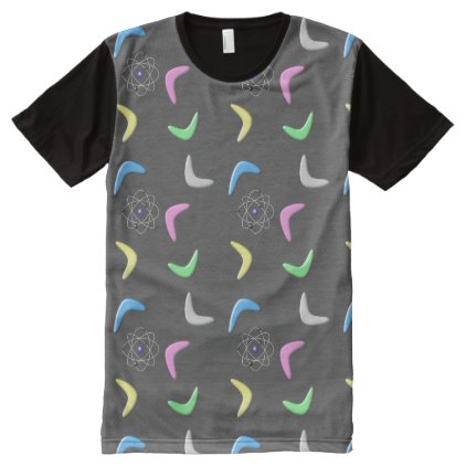 Atomic Boomerang Midcentury Modern All-Over-Print T-Shirt