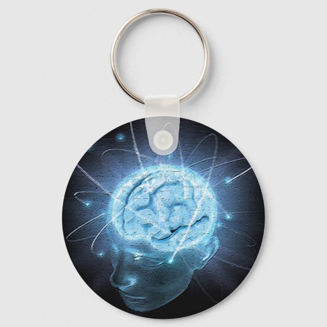 Atomic Brain Keychain (Front)