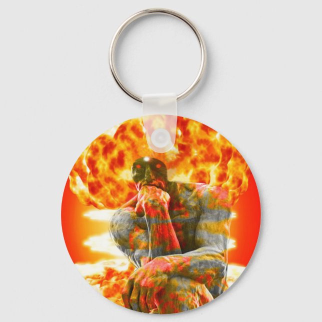 Atomic Brainstorm Keychain (Front)