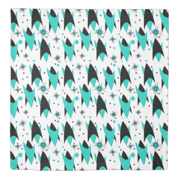 Atomic Chevrons Duvet Cover by AtomicG_Patterns at Zazzle