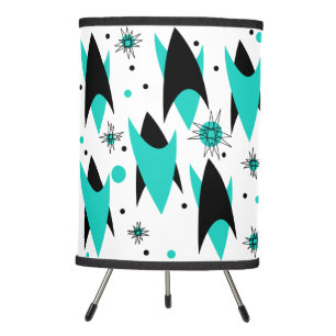 Atomic Chevrons Tripod Lamp