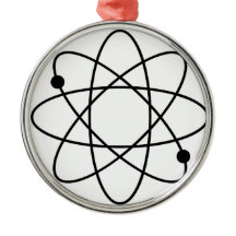 ATOMIC CHRISTMAS ORNAMENT MID-CENTURY MODERN, GIFT