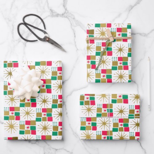 Atomic Christmas  Wrapping Paper Sheets
