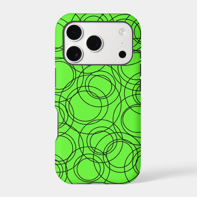 Atomic Circles Case-Mate iPhone Case (Back)