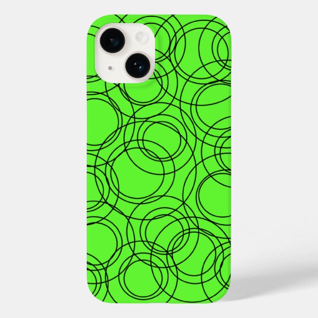 Atomic Circles Case-Mate iPhone Case (Back)
