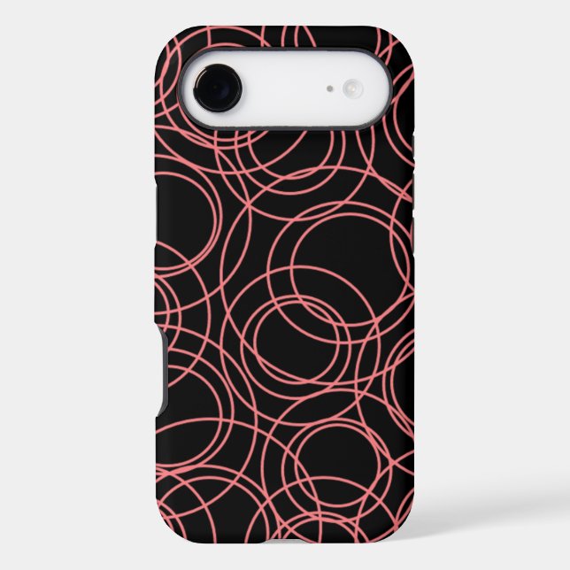 Atomic Circles iPhone Case (Back)