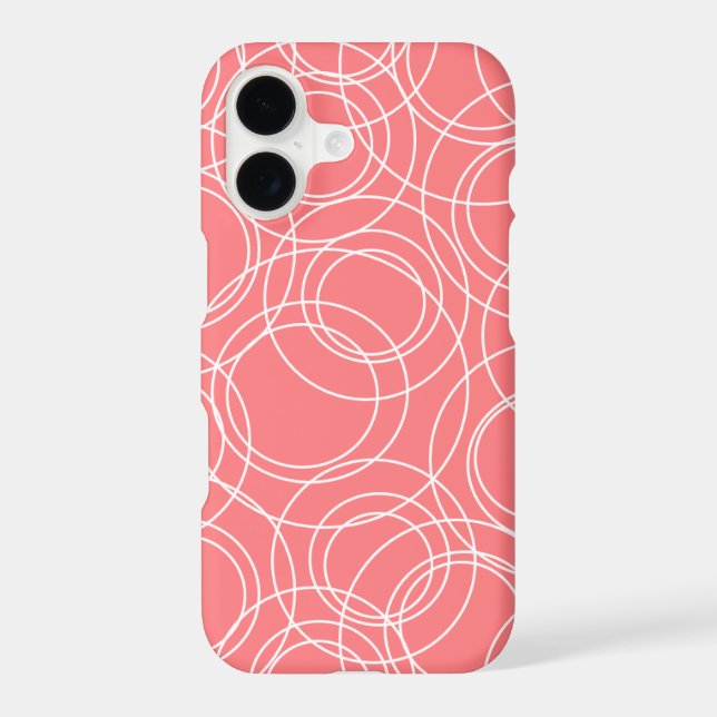 Atomic Circles iPhone Case (Back)