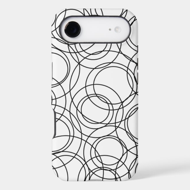 Atomic Circles iPhone Case (Back)