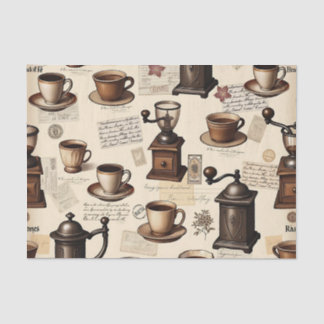 Atomic Coffee Vibes: Mid-Century Modern Coffee Wra Tissue Paper