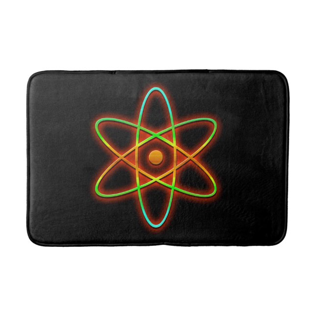 Atomic concept. bathroom mat (Front)