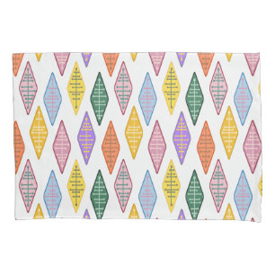 Atomic Diamonds  Pillow Case
