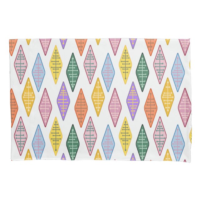 Atomic Diamonds  Pillow Case (Front)