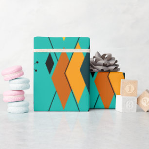 Atomic Diamonds  Wrapping Paper