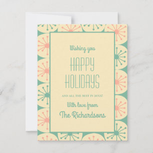 Atomic Dots Mid Century Retro Vintage Holiday