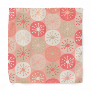 Atomic Dots Retro Space Age Mid Century Modern Ban Bandana