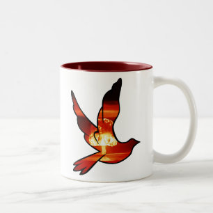 Atomic Dove Mushroom Cloud Mug