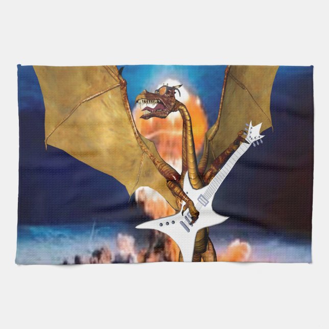Atomic Dragon Towel (Horizontal)