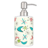 Atomic Era Inspired Boomerangs IV Bathroom Set (Right)