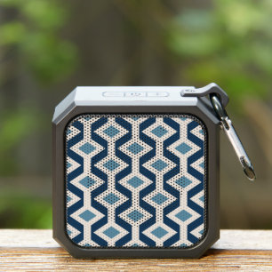 Atomic Era Inspired Geometric Pattern Bluetooth Speaker