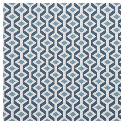 Atomic Era Inspired Geometric Pattern Fabric