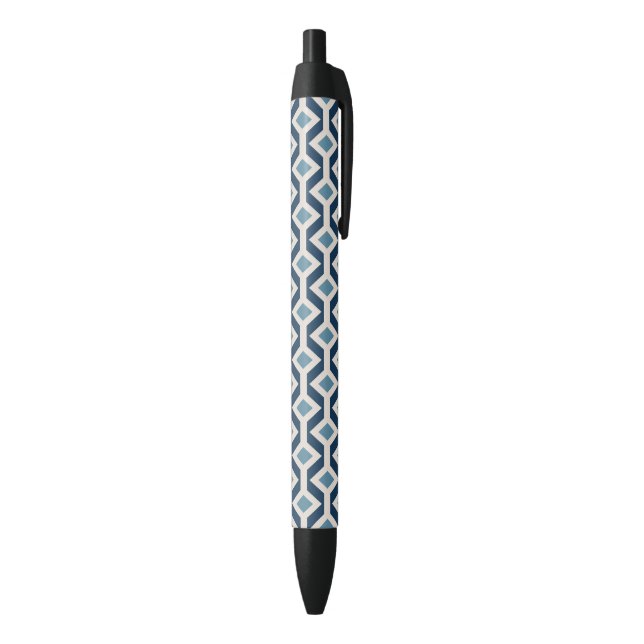 Atomic Era Inspired Geometric Pattern Pen (Bottom (Vertical))