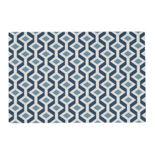 Atomic Era Inspired Geometric Pattern Placemat