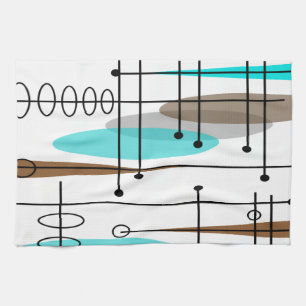 Atomic Era Inspired Mid-Century Design 13 Towel