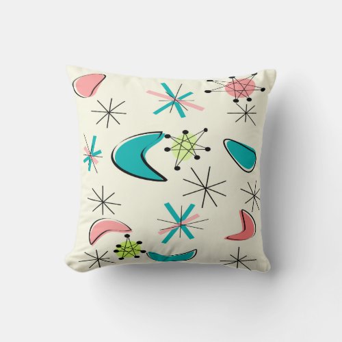 Atomic Era Inspired Pillow Design Mid_Century