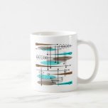 Atomic Era Mid-Century Modern Abstract Coffee Mug