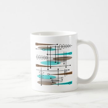 Atomic Era Mid-century Modern Abstract Coffee Mug by ProfessionalDesigns at Zazzle
