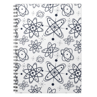 Atomic Era: Mid-Century Modern Patterns Notebook