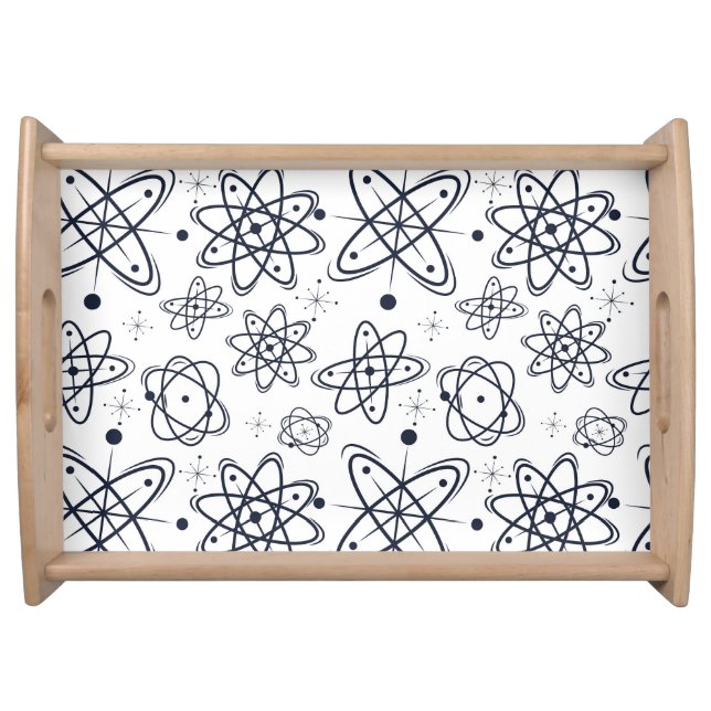 Atomic Era: Mid-Century Modern Patterns Serving Tray (Front)