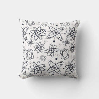 Atomic Era: Mid-Century Modern Patterns Throw Pillow