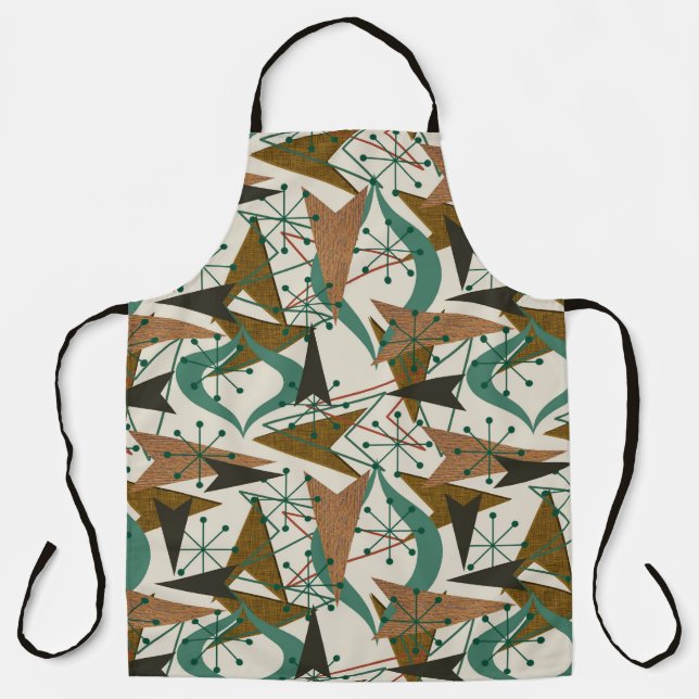 Atomic Fifties Arrows and Starbursts Apron (Front)