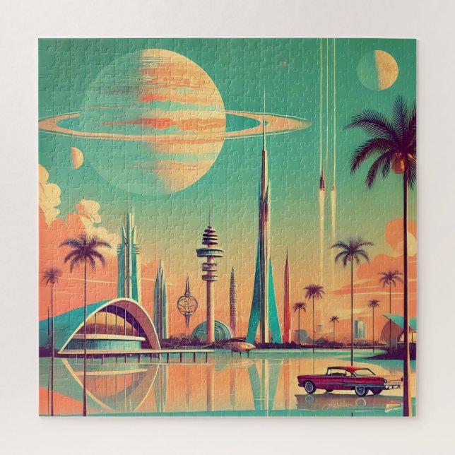 Atomic Futuristic New Florida Jigsaw Puzzle (Vertical)