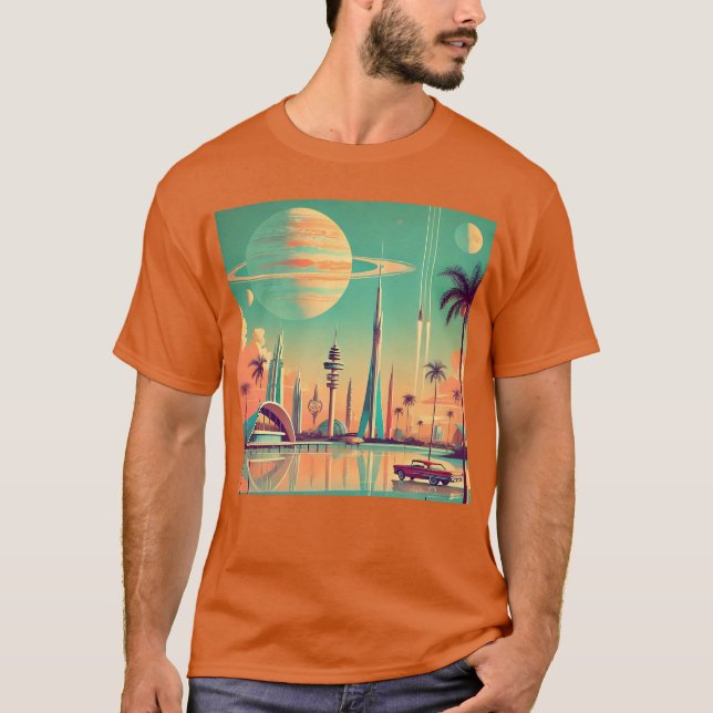 Atomic Futuristic New Florida T-Shirt (Front)