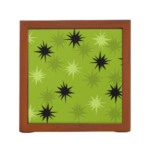 Atomic Green Starbursts Desk Organizer