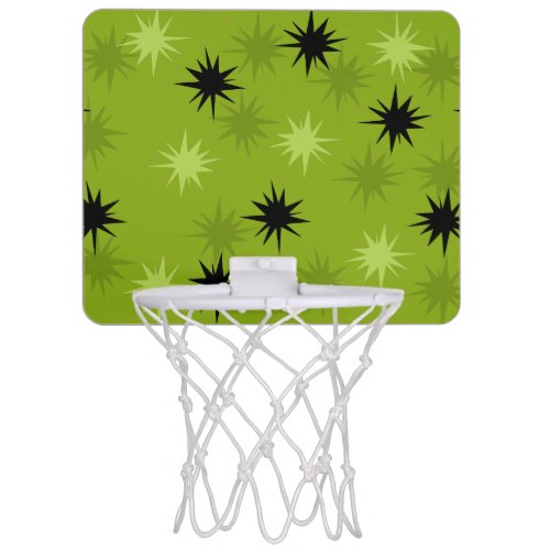 Atomic Green Starbursts Mini Basketball Hoop