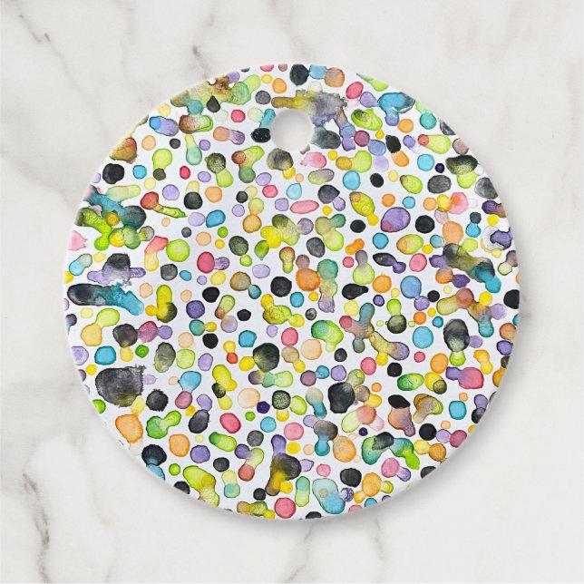 Atomic Gumdrops Favor Tags (Front)
