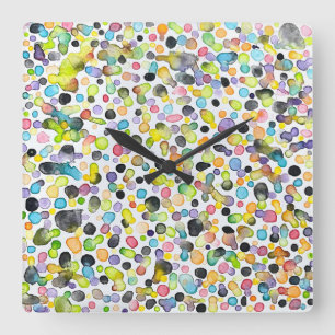 Atomic Gumdrops Wall Clock