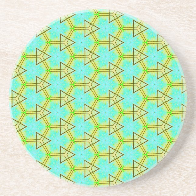 Atomic Honeycomb Paper Coaster (Front)