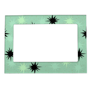 Atomic Jade and Mint Starbursts Magnetic Frame