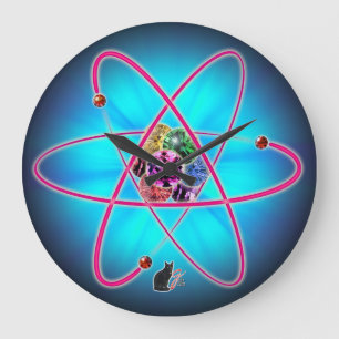Atomic Jewels Large Clock