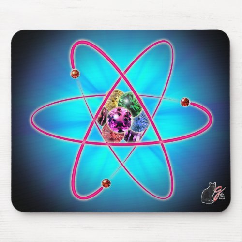 Atomic Jewels Mouse Pad