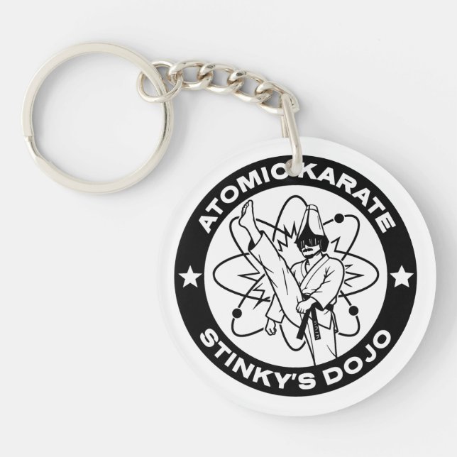 Atomic Karate - Stinky's Dojo Keychain (Front)