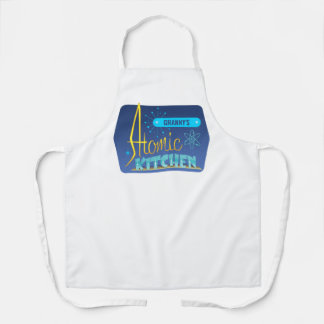 Atomic Kitchen Customize name Apron